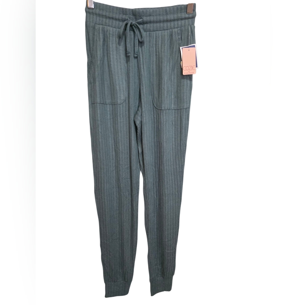 Pink Rose Gray Sweatpants Comfortable Joggers